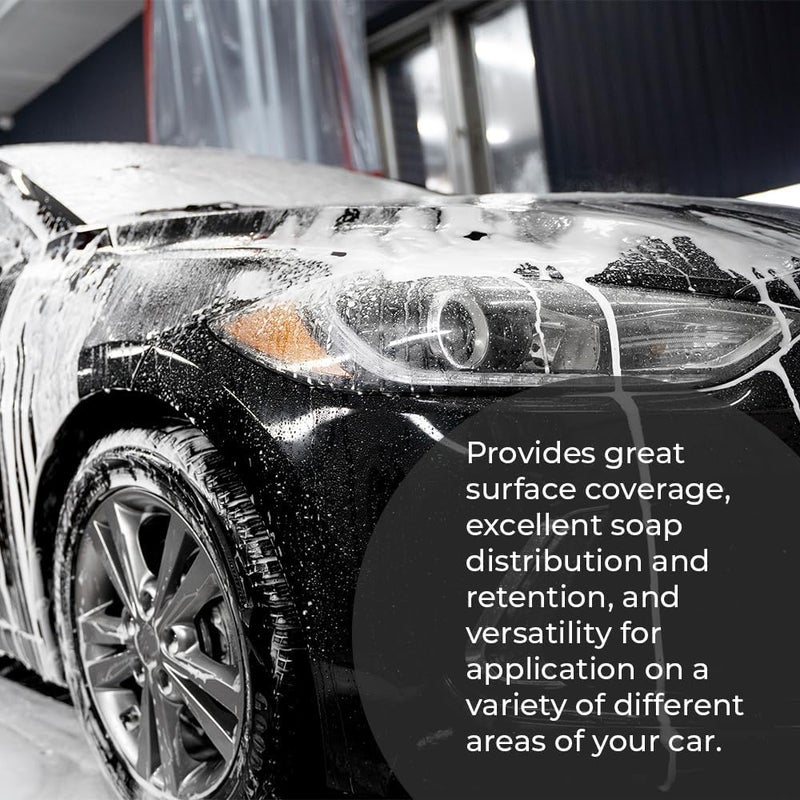 Hi-Tech NogHair Wash Brush â€“ 14" Multi-Level Car Wash Brush TB-14X3CR â€“ Soft Bristles for Scratch-Free Cleaning â€“ for Cars, Trucks & SUVs â€“ Fits Threaded Handle - Image 4